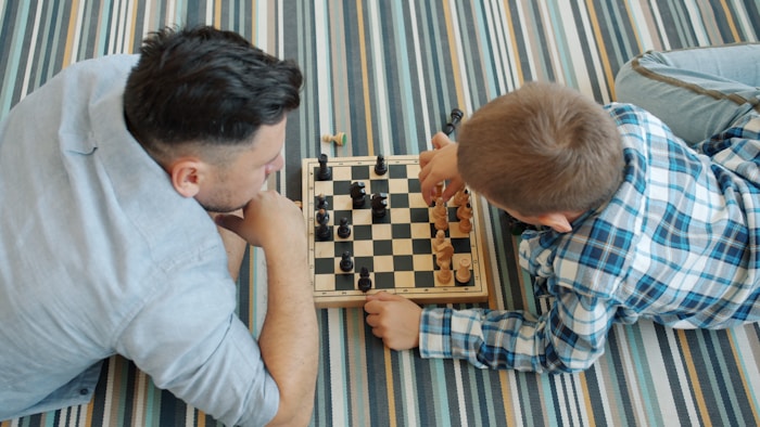 Parent and child spending quality time together